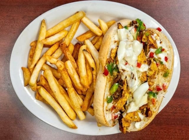 Chicken Philly Cheesesteak.
