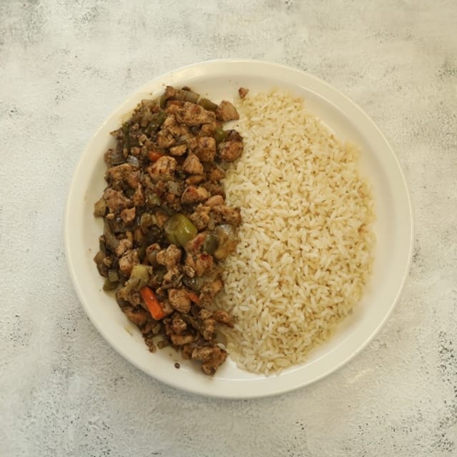 Jerk Chicken & Rice.