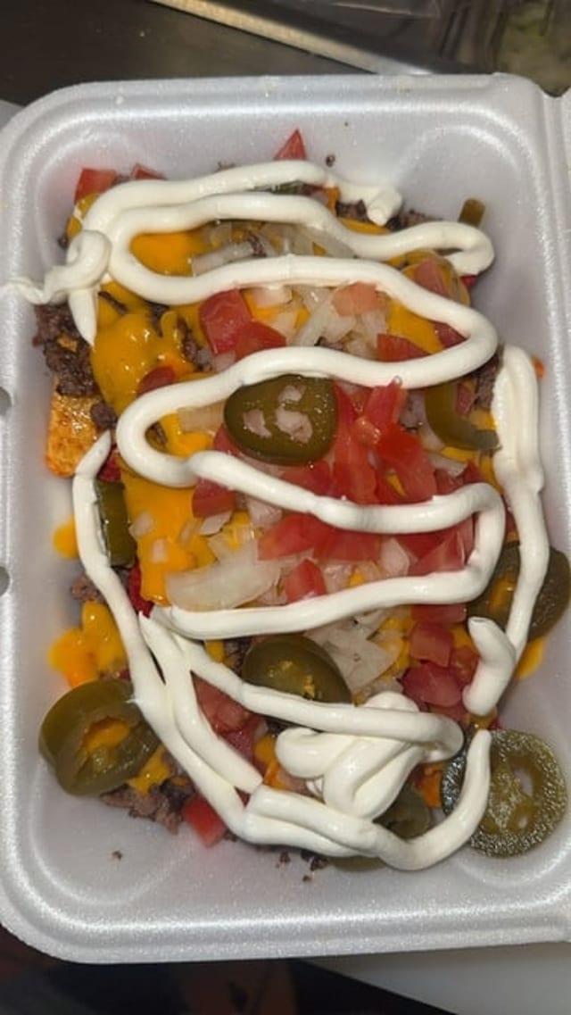 Beef Nachos.